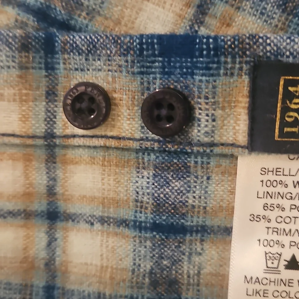 Pendleton Mens 100% Wool Trail Shirt - Picture 10 of 10